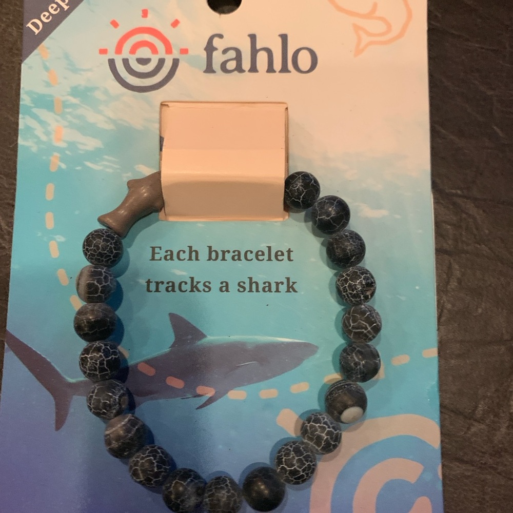 Blue Shark Tracking Bracelet